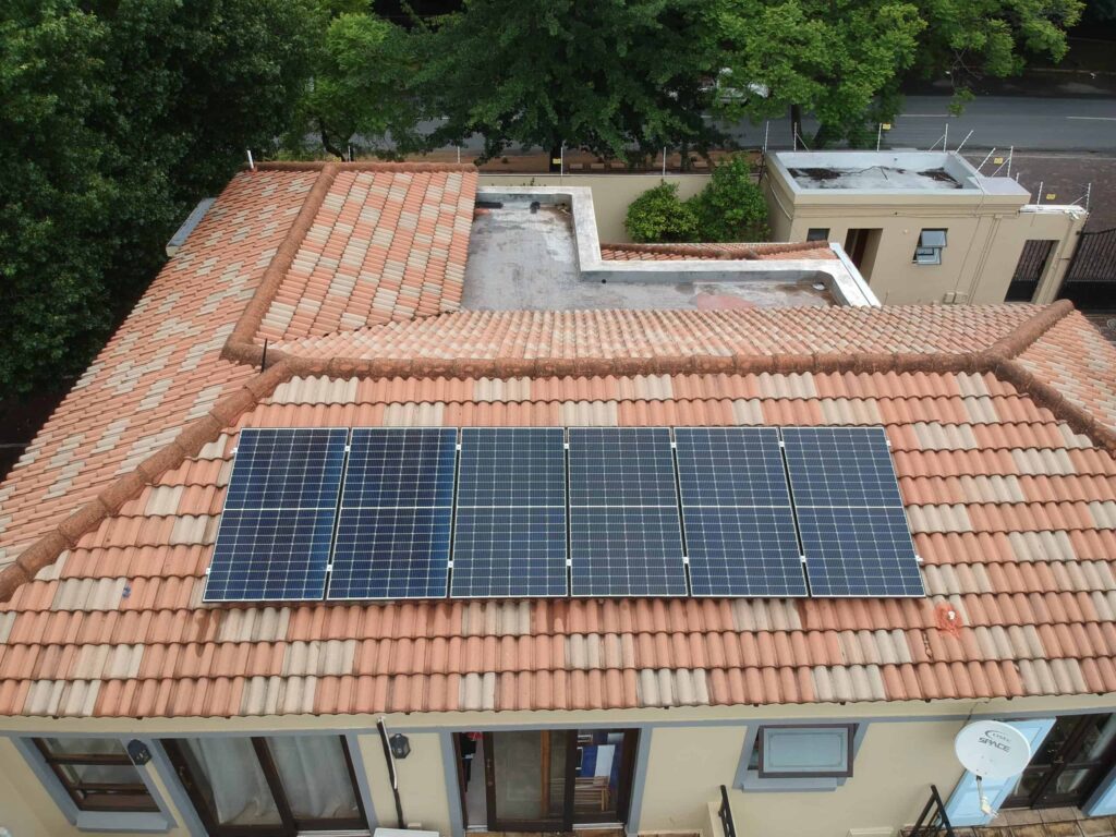 Picture of Solar Panels on a Tiled Roof